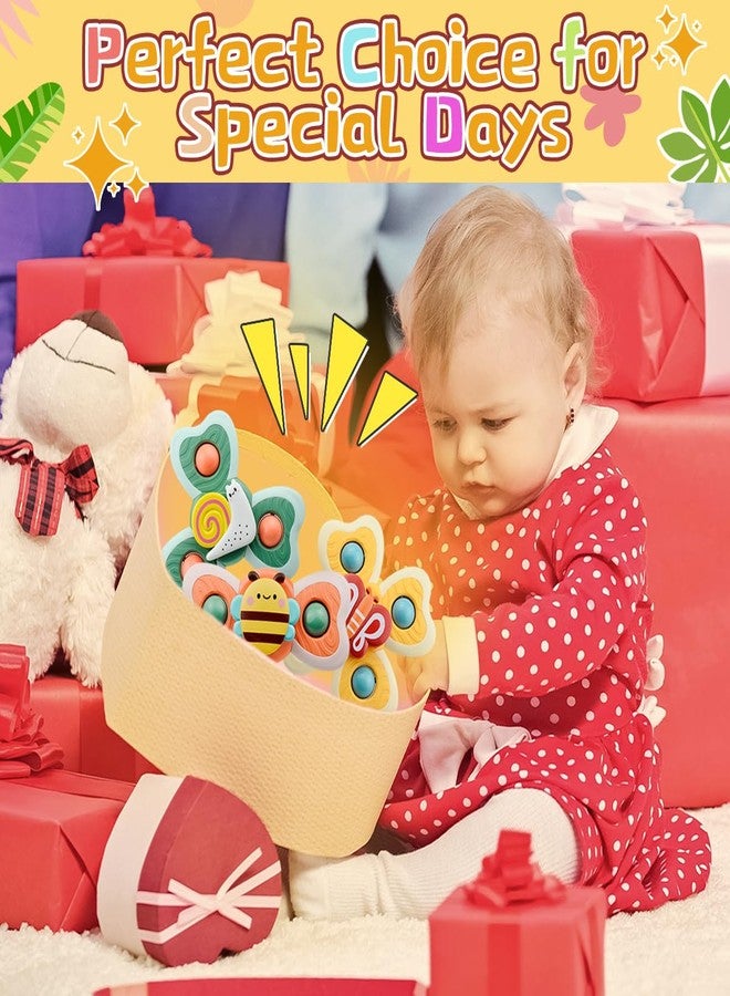 Caterbee Baby Spinners with Suction Cups, Fidget Toy with Animatronic 3D Design for Kids and Toddlers (Forest) - Image 5